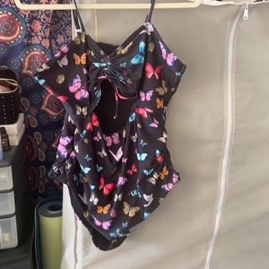 Butterfly bathing suit